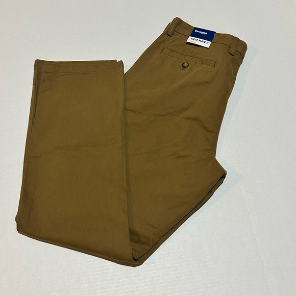 Old navy khakis, flat front men’s size 34x32 - Picture 4 of 5